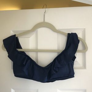 Ralph Lauren off the shoulder bikini ruffle top